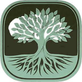 Roots logo — a tree with visible roots